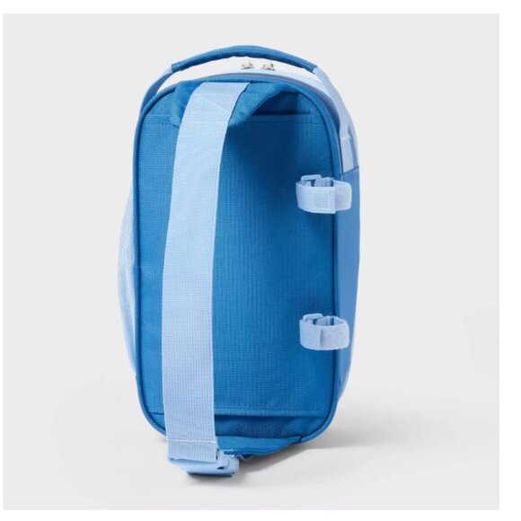 6 Cans/4.5qt Soft Sided Cooler - Sun Squad Blue: Zip Closure - NIB - Picture 3 of 4